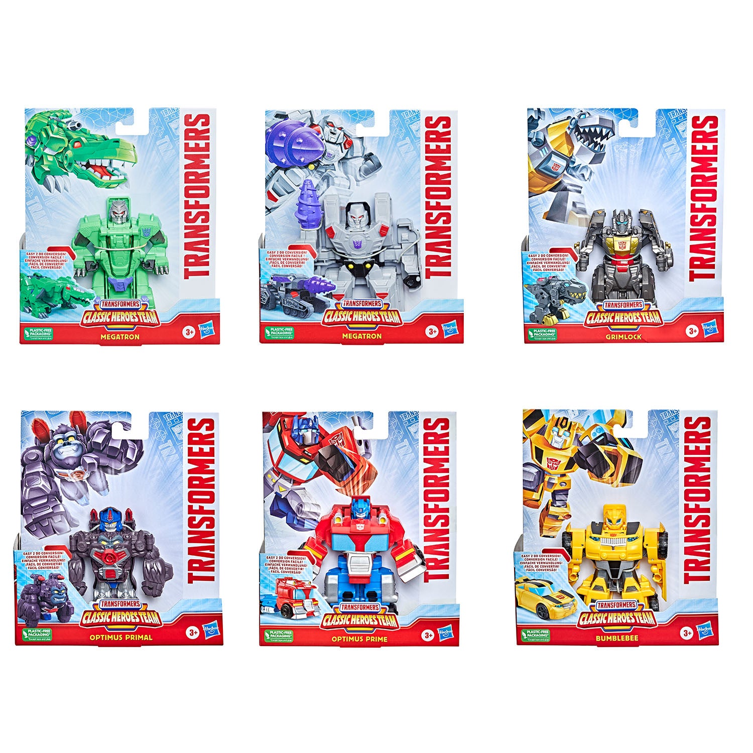 TRANSFORMERS TRA Classic Heroes Team Rescan